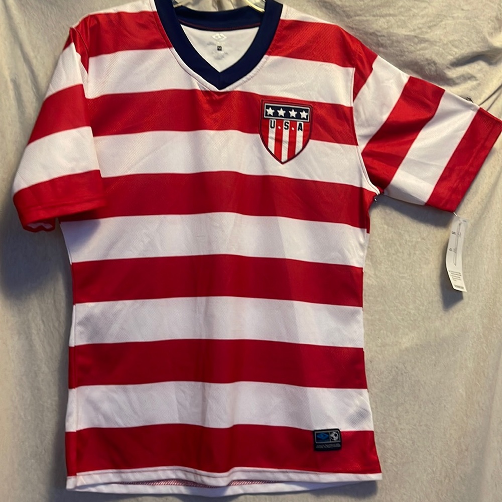 Vantage USA flag sportswear Top for men size L